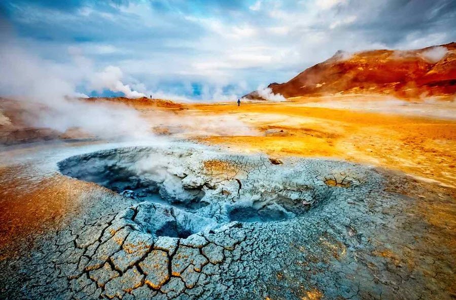Hverir Geothermal Area, Near Mývatn, North Iceland, Iceland